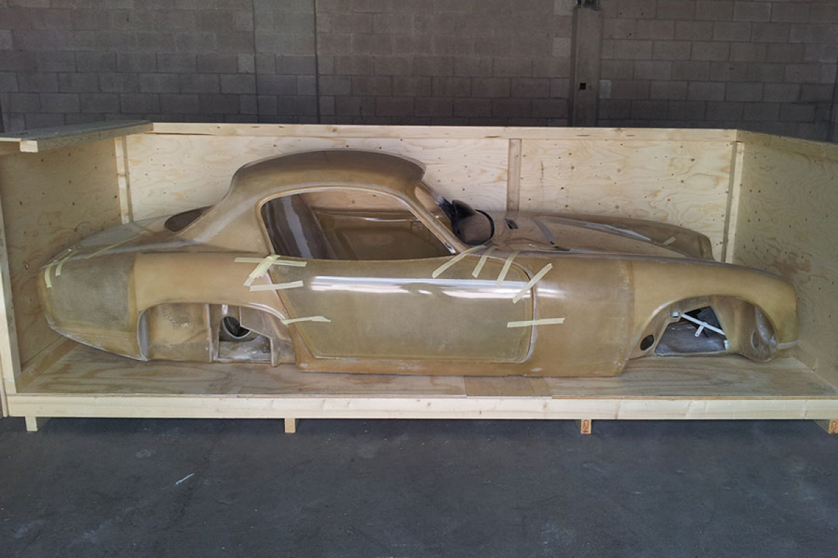 Lotus Type14 Body Mould Crated for Shipping