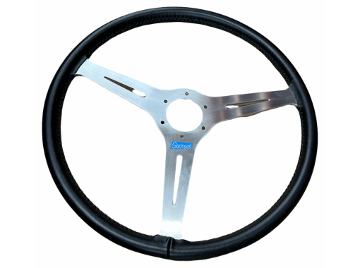 Steering Wheel 14" Diameter Leather bound Image 1