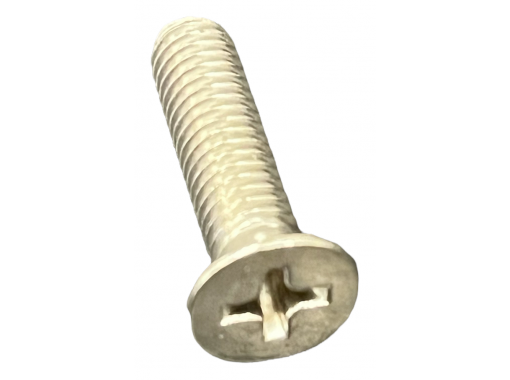 2BA x 3/4" C/S Stainless Slot head machine screw Image 1