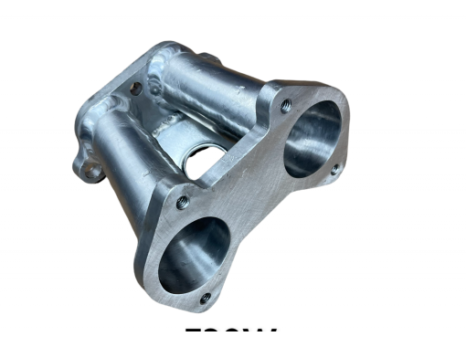 Weber Inlet Manifold - Alloy (Cosworth Style) - Pair Image 1