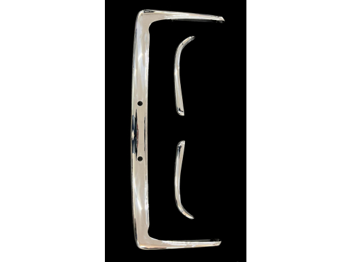 Bumper Set (2 x Front, 1 x Rear) -  Reproduction stainless Image 1