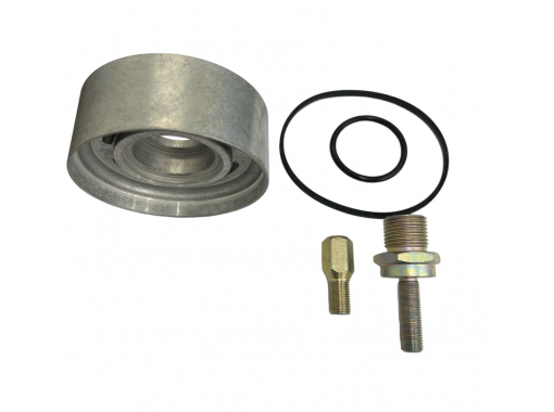 Oil filter adaptor to convert to spin off canister filter. Image 2