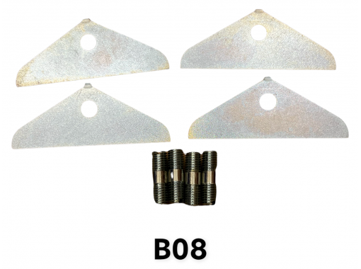 AR Brake Pad retaining plate & stud (Each)