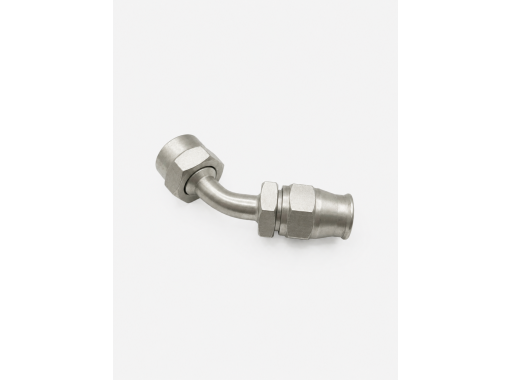Female 45 deg Swivel 1/4" BSP to -5 hose