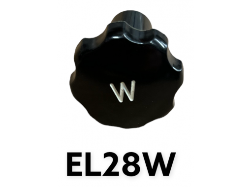 Switch knob engraved - 'W'