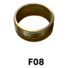 Filler neck (5") 2 1/4" with thread ring