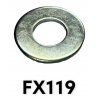 1/2" Washer x 1 1/8" plain