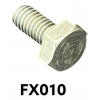 2BA x 1/2" Hex Hd Stainless Set Screw