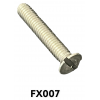 2BA x 1" C/S Slot Stainless Set Screw