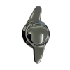 Wheel spinner / Hub Nut, eared LH - plain, no engraving
