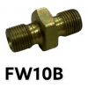 1/8" BSP male/male adaptor