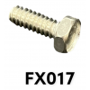 3/16" UNC (10-UNC) x 1/2" Hex Hd Stainless Set Screw