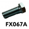 3/8" UNC x 1" Hex Hd Bolt