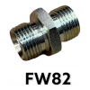 1/2" BSP fitting male/male