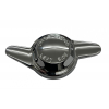 Wheel spinner (Hub Nut), eared LH - plain